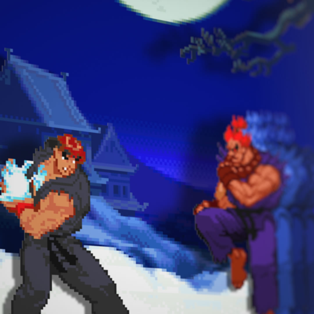 Street Fighter Alpha 2 (Evil Ryu vs. Shin Akuma) – Retro Games Crafts